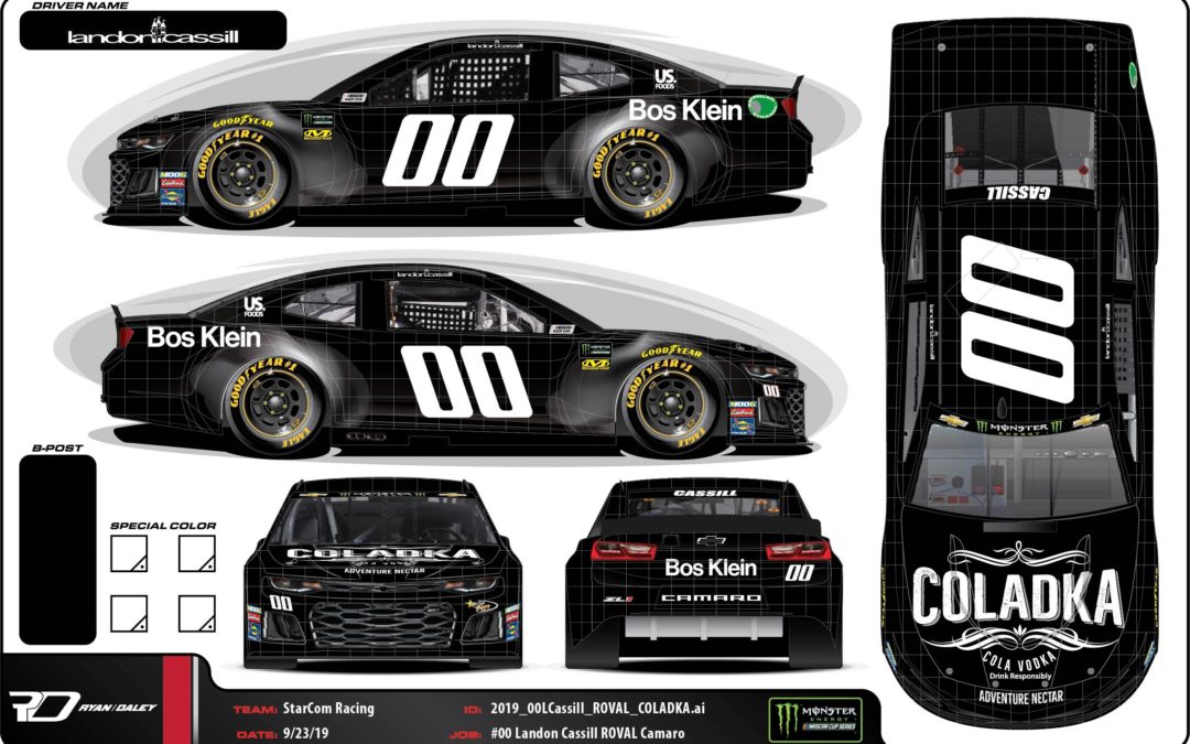 StarCom Racing Teams Up with Coladka Vodka and Bos Klein for the Bank of America Roval 400
